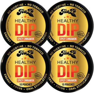 TeaZA Herbal Energy Pouch Sabor a canela picante, sin nicotina, bolsas sin tabaco, sin humo A24
