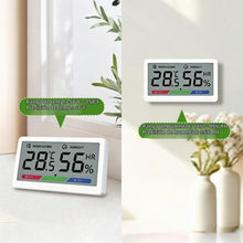 Cargar imagen en el visor de la galería, Higrómetro digital, termómetro para habitación de uso interior en el hogar, pantalla LCD compacta de 3.08
