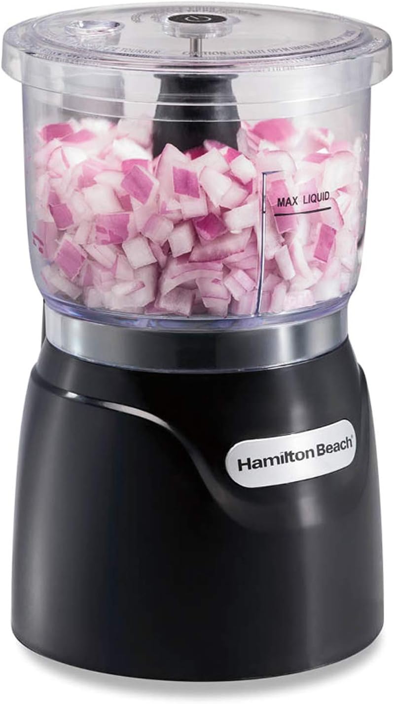 Hamilton Beach (72850) - Mini cortador de alimentos, 3 tazas A24