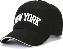 Cargar imagen en el visor de la galería, Gorra de béisbol clásica con bordado de Nueva York, ln25 100 % algodón, ajustable, para hombres y mujeres, 2
