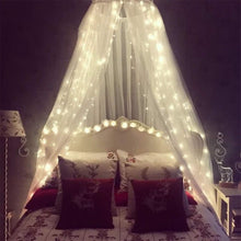 Cargar imagen en el visor de la galería, Mosquitera con Dosel para Cama de Niñas, Cortinas de Cama King con Dosel Tamaño Full Queen desde el Techo
