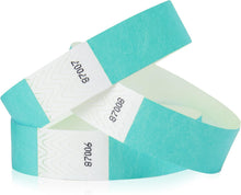 Cargar imagen en el visor de la galería, 200 pulseras Tyvek Wristco para eventos
