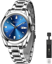 Cargar imagen en el visor de la galería, Mens Watches Luxury Minimalist Dress Waterproof Watches for Men Analog Quartz Fashion Stainless Steel Men&#39;s a21 Wrist Watches with Date Luminous
