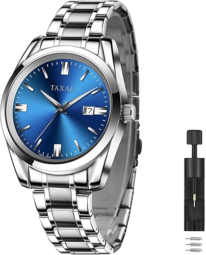 Mens Watches Luxury Minimalist Dress Waterproof Watches for Men Analog Quartz Fashion Stainless Steel Men's a21 Wrist Watches with Date Luminous