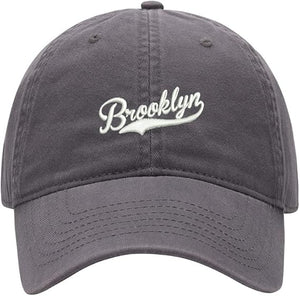 Gorra de béisbol unisex bordada de Brooklyn para hombre y mujer, ln25 clásica, ajustable, con correa para la espalda