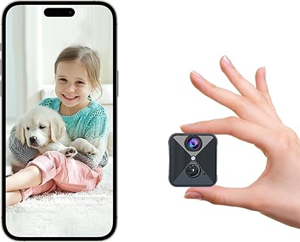 Cámara espía WiFi 4K HD, duración de la batería de 30 días