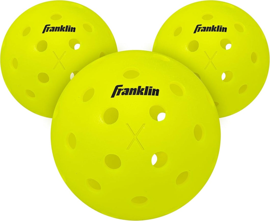 Franklin Sports X-40 Pickleballs al aire libre – Bola oficial de PickleballV A24