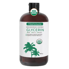 Cargar imagen en el visor de la galería, Glicerina vegetal orgánica – Certificado orgánico USDA, 100% pura
