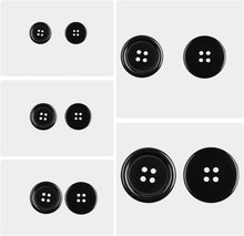 Cargar imagen en el visor de la galería, 100 piezas de botones de costura de resina

