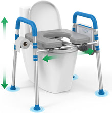 Cargar imagen en el visor de la galería, Loyoda - Asiento elevado para inodoro con asas
