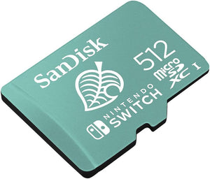 SanDisk - Tarjeta microSDXC de 512 GB, con licencia para Nintendo A24