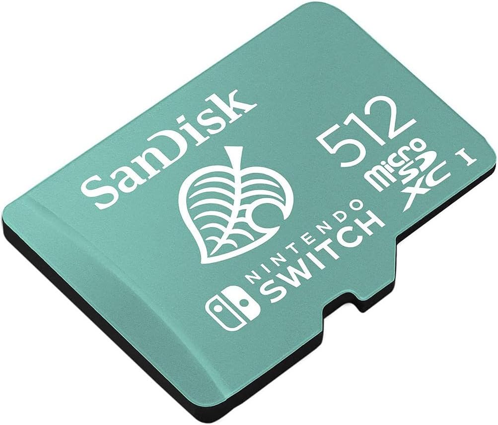 SanDisk - Tarjeta microSDXC de 512 GB, con licencia para Nintendo A24