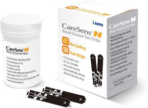 CareSens N Tiras de prueba de glucosa en sangre (50 unidades) A24