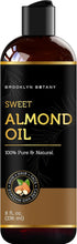 Cargar imagen en el visor de la galería, Brooklyn Botany Aceite de almendras dulces, 100% puro y natural para la piel Q1
