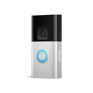 Ring Battery Doorbell Plus | Video de cuerpo completo en HD+, alertas y detección de movimiento, y audio bidireccional (modelo de 2023) LN23