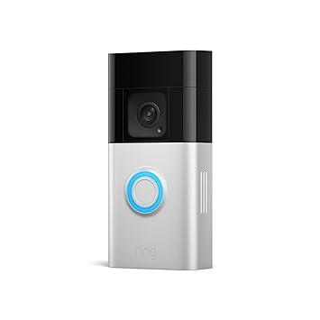 Ring Battery Doorbell Plus | Video de cuerpo completo en HD+, alertas y detección de movimiento, y audio bidireccional (modelo de 2023) LN23