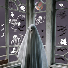 Cargar imagen en el visor de la galería, 140PCS Halloween Window Clings Decor para decoraciones de Halloween
