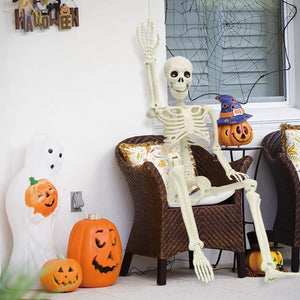 CAMIRUS 2PACK 36" Decoraciones de Halloween de esqueleto