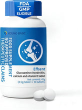 Cargar imagen en el visor de la galería, Glucosamina condroitina con calcio + vitamina D3, suplemento de salud 4 en 1 para reparación de articulaciones
