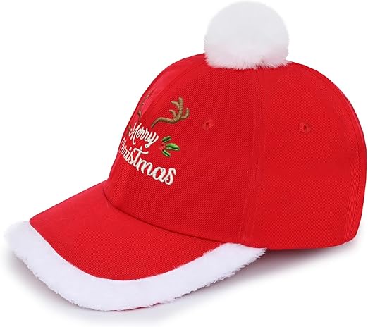 Gorro de Santa bordado Believe Merry Christmas