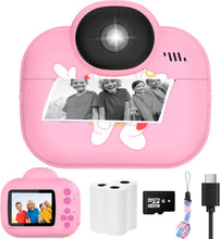 Cargar imagen en el visor de la galería, Cámara Infantil de Impresión Instantánea con Video HD 1080P Color Morado
