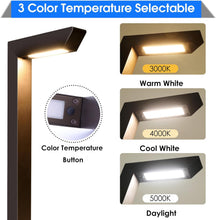 Cargar imagen en el visor de la galería, Energetic 3CCT - Luces de paisaje de bajo voltaje, 5W 200LM IP65, impermeables, luces LED para camino, 50000 horas, iluminación de paisaje al aire libre, luz lateral moderna cuadrada, carcasa de A19
