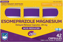 Cargar imagen en el visor de la galería, Reductor de ácido esomeprazol magnesio, 20 mg, 42 unidades en total | Alivio de la acidez estomacal
