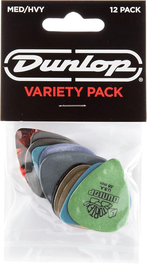 Paquete variado de 12 púas Dunlop PVP101 Q1