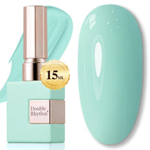 Cargar imagen en el visor de la galería, Double Rhythm 15ml de esmalte de uñas en gel marrón oscuro
