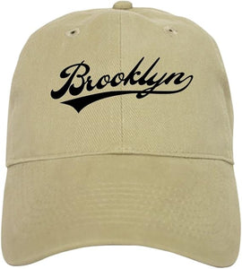 Gorra de béisbol ajustable con el ln25 logotipo de Brooklyn Baseball de CafePress