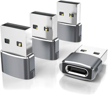 Cargar imagen en el visor de la galería, Adaptador de Carga de Coche USBC Hembra a A Macho, Convertidor Tipo C
