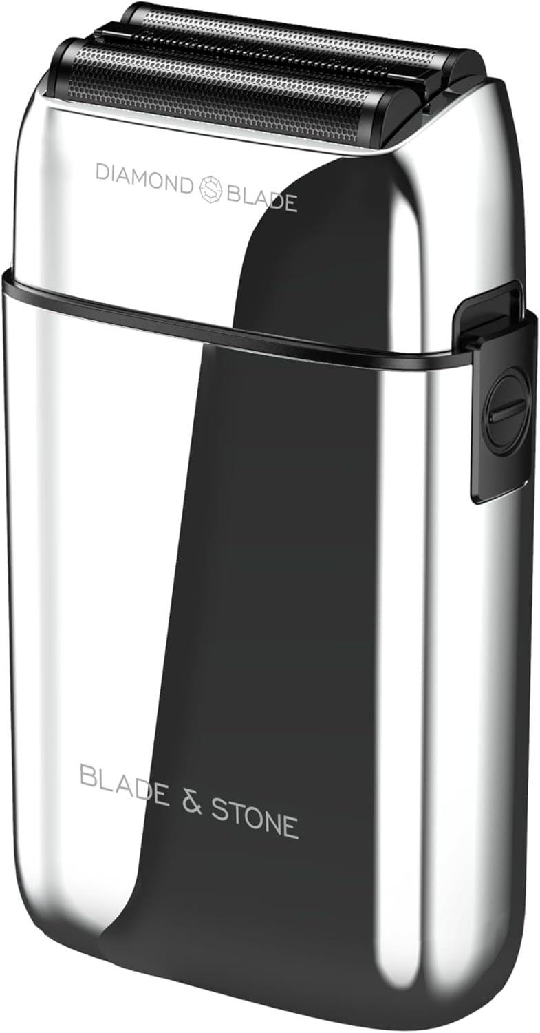 Blade & Stone™ Afeitadora de láminas PS501 | Cuchilla Graphene-X™ | Afeitadora profesional de láminas para hombres |ln23 Motor sin escobillas duradero de 8000 RPM, afeitadora de peluquero inalámbrica