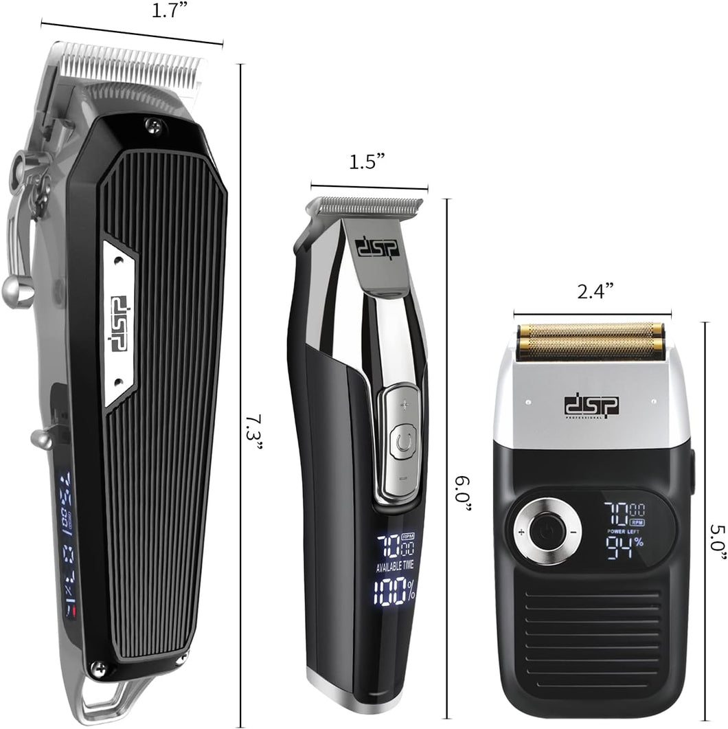 DSP® Cortadora de pelo, recortadora, kit de afeitadora de barba