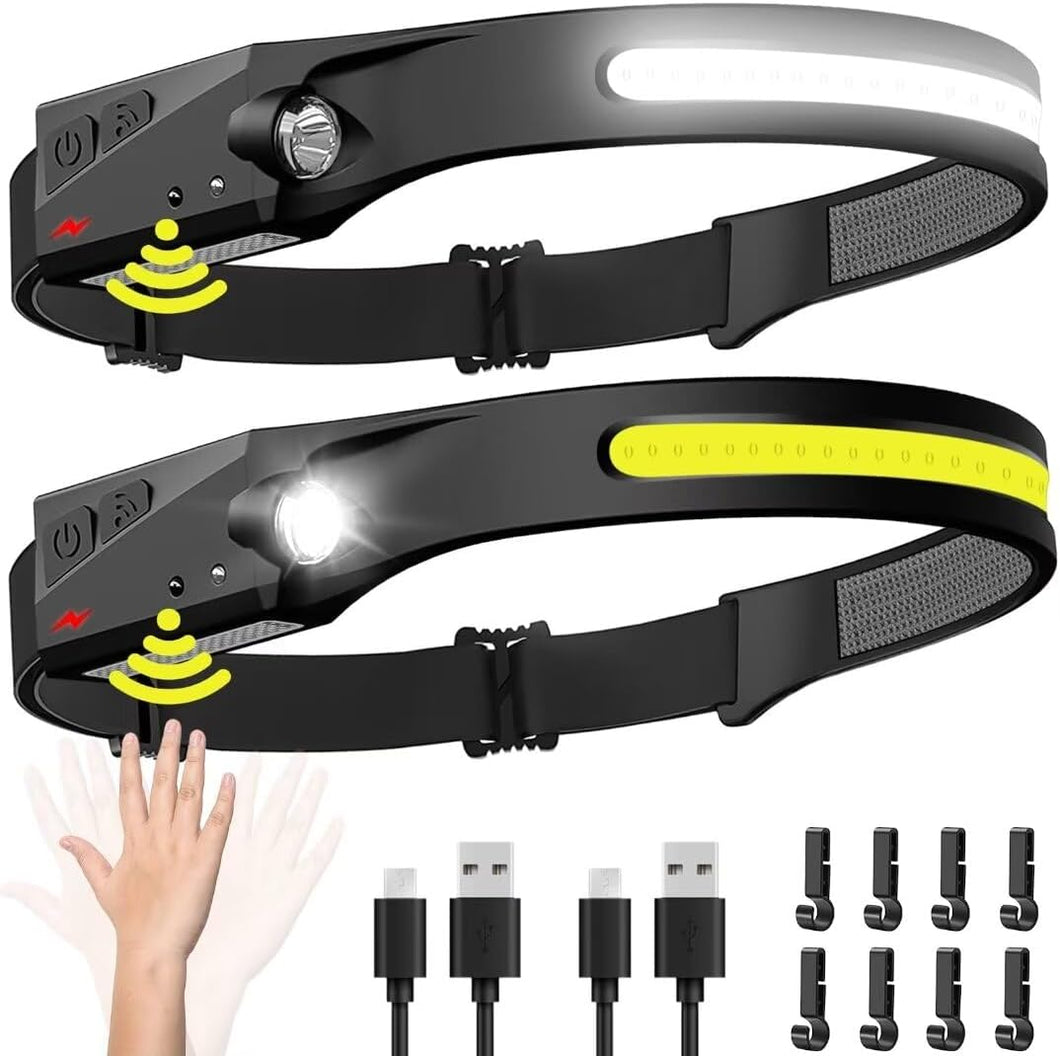 Linterna frontal recargable 2 unidades A24