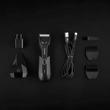 Cargar imagen en el visor de la galería, MANSCAPED® The Handyman™ &amp; The Lawn Mower® 4.0 - Afeitadora facial compacta para hombre con cabezal de cuchilla ln23 SkinSafe® de doble acción y recortadora eléctrica de ingle y vello corporal
