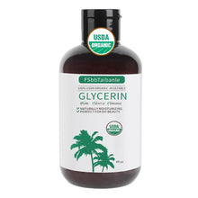 Cargar imagen en el visor de la galería, Glicerina vegetal orgánica – Certificado orgánico USDA, 100% pura
