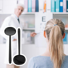 Cargar imagen en el visor de la galería, Paquete de 4 oclusores de ojo de mano negros de plástico Vision Optics Optometría Instrumento para examen de gráfico ocular a22
