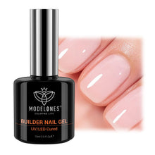 Cargar imagen en el visor de la galería, Gel de uñas Builder de Modelones, 7-en-One Clear Builder para uñas, curado con LED
