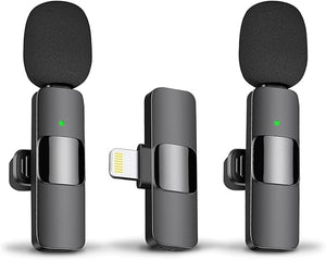 MAYBESTA Micrófono de solapa Lavalier inalámbrico profesional para iPhone Q1