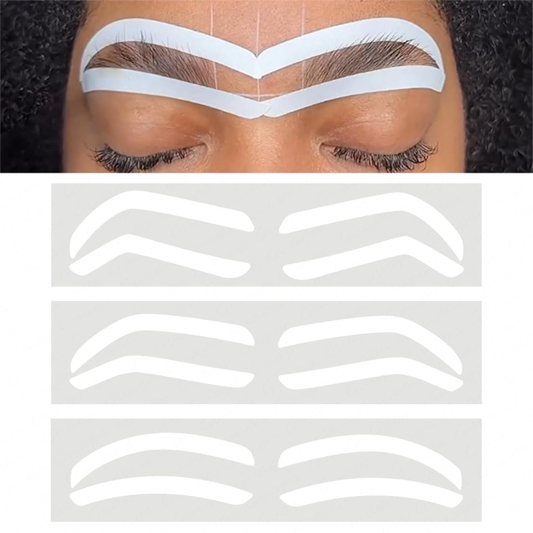 Plantilla desechable de diseño de cejas a24