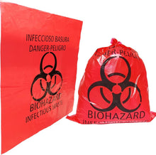 Cargar imagen en el visor de la galería, Bolsas de riesgo biológico rojas fuertes
