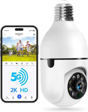 Cargar imagen en el visor de la galería, WESECUU Cámara de seguridad de foco - WiFi 5G y 2.4GHz 2K
