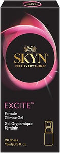 SKYN Excite Gel para ella, 0.5 onzas líquidas, 20 aplicaciones, A24