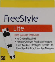 Cargar imagen en el visor de la galería, Freestyle Lite, pureba de glucosa, 50 unidades
