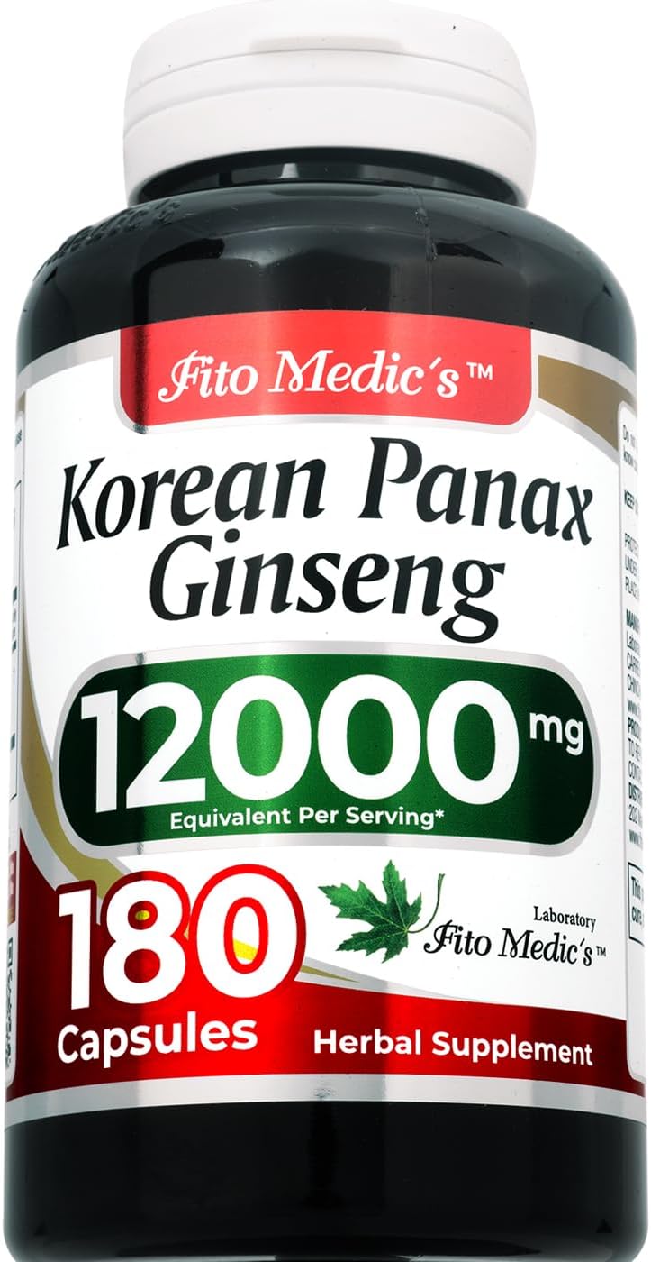 Laboratorio | Ginseng | 180 cápsulas | 12000 mg A24