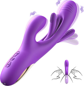 Vibrador consolador conejo juguetes sexuales -LOVENOTE G Spot Vibrador masajeador para mujeres A24