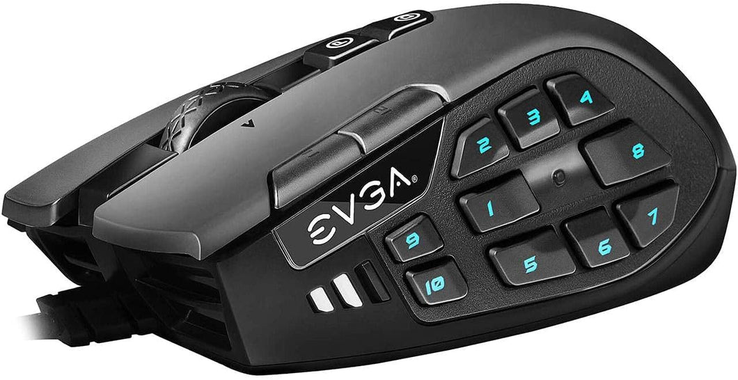 VGA X15 MMO Mouse para juegos, 8k, con cable, negro, personalizable A24