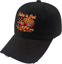 Cargar imagen en el visor de la galería, Gorra de camionero con estampado de otoño, ln25 bonita gorra, gorras negras para hombre, regalos para hijo, gorra de béisbol
