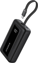 Cargar imagen en el visor de la galería, Anker Zolo Power Bank, cargador portátil de 10,000 mAh 30 W con cable USB-C integrado para viajes, batería de carga rápida para iPhone serie 16/15, MacBook, Galaxy, iPad y más ln23
