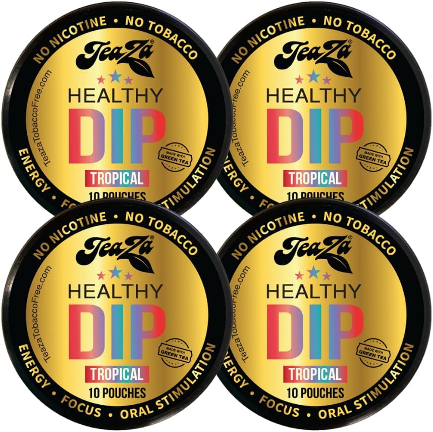 TeaZA Energy Pouches – Sin tabaco masticable A24